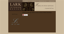 Desktop Screenshot of larkinteriordesign.com